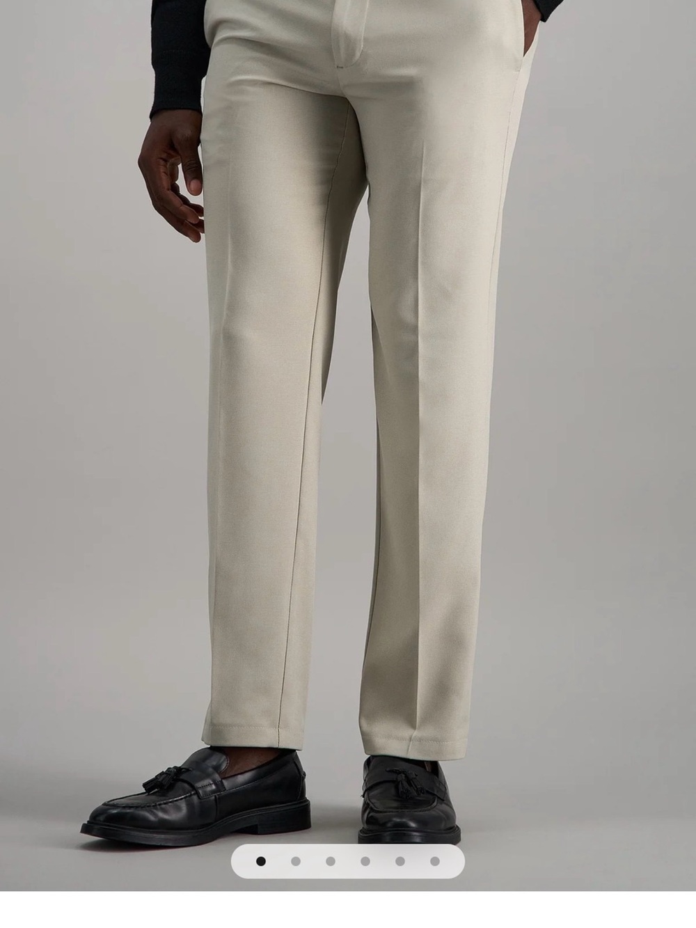 Haggar Men's Dress Pants in Light Beige